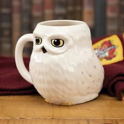Ανάγλυφη 3D Κεραμική Κούπα Κουκουβάγια Hedwig από το Harry Potter 300 ml