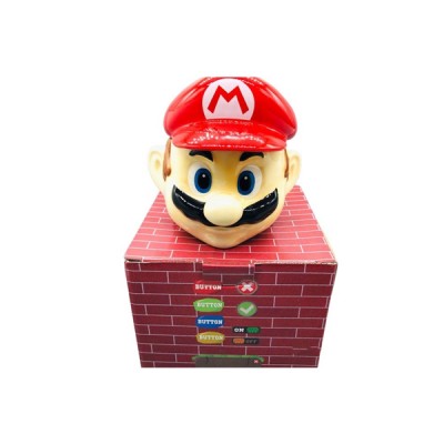 3D Κεραμική Κούπα Super Mario με Καπάκι 350 ml