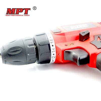 Ασύρματο Ηλεκτρικό Δραπανοκατσάβιδο MPT 12V με Επαναφορτιζόμενη Μπαταρία