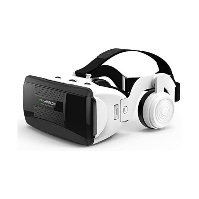 Shinecon G04BC VR Headset Γυαλιά Εικονικής Πραγματικότητας με Ενσωματωμένα Ακουστικά για Κινητά από 4.7″ έως 6.3″