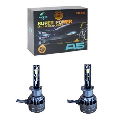 H1 Σετ 2 Λάμπες LED Φώτα Αυτοκινήτου Canbus A5 15000 Lumens, 6000K