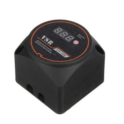 Αδιάβροχος 2x USB Ταχύ Φορτιστής QC3.0 12V Μηχανής / Μοτοσυκλέτας με Φωτεινό Βολτόμετρο - Μαύρο