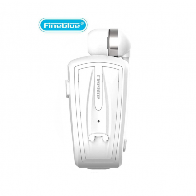 Ασύρματο Handsfree Bluetooth Ανασυρόμενο Ακουστικό Πέτου Fineblue Wireless In-Ear Headset