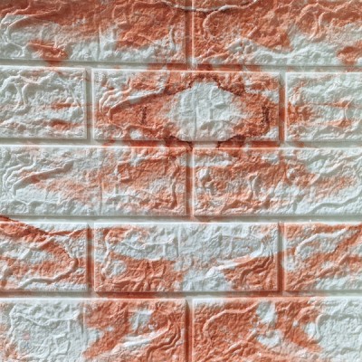 Τρισδιάστατα Αυτοκόλλητα Τοίχου – Ανάγλυφη Ταπετσαρία Τούβλο 77cm x 70cm 4 Τεμάχια 22391 – 3D Foam Wall Sticker
