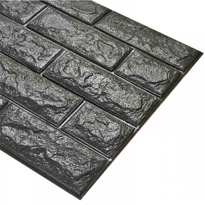 Τρισδιάστατα Αυτοκόλλητα Τοίχου – Ανάγλυφη Ταπετσαρία Τούβλο 77cm x 70cm 4 Τεμάχια 22396 – 3D Foam Wall Sticker