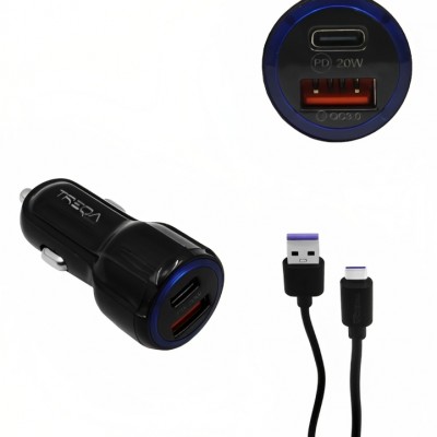 Φορτιστής Αυτοκινήτου 5.1Α με 2x Θύρες USB Andowl QY-W03