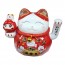 Διακοσμητική Τυχερή Λευκή Γάτα Καλωσορίσματος - Feng Shui Welcome Cat 35x25x18cm