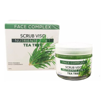 Κρέμα Απολέπισης Προσώπου - Face Scrub με Αρωμα Μαλαλεύκης Tea Tree 50ml