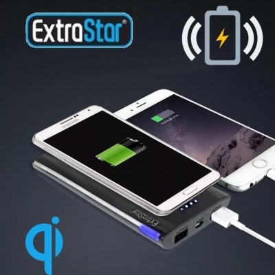 Power Bank - Μπαταρία 6.000mAh για Κινητά, Κάμερες & Tablet με Ασύρματη Φόρτιση ExtraStar JWX001