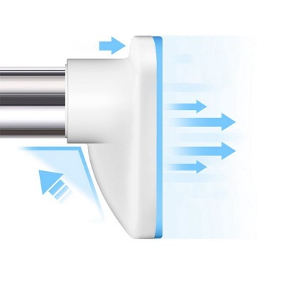 Τηλεσκοπική Ράβδος 22χιλ από Ανοξείδωτο Χάλυβα 70-120εκ για Κρέμασμα Ρούχων και Κουρτινών