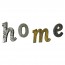 Μεγάλα Διακοσμητικά Μεταλλικά Γράμματα HOME