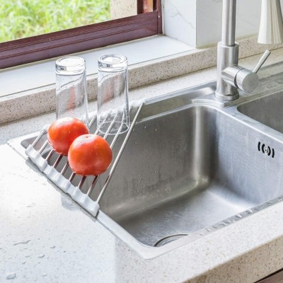 Γωνιακό Στραγγιστήρι Νεροχύτη Inox 15.5X41cm