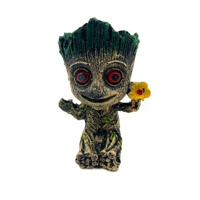 Ρεαλιστικό Διακοσμητικό BABY GROOT για Ενυδρεία 11x6x6 cm