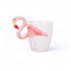 Κούπα Λευκή 3D Φλαμίνγκο - 3D White Flamingo Mug