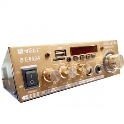 Ενισχυτής Stereo Audio - 2 Bluetooth - Usb - Sd - Mp3 - Karaoke TELI BT-158