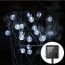 Ηλιακά Bubble Bars Λαμπάκια 5.8m Χριστουγεννιάτικα Πολύχρωμου RGB Φωτισμού με 8 Προγράμματα - Φωτάκια 20 LED Εξωτερικού Χώρου με Φωτοβολταϊκό Πάνελ