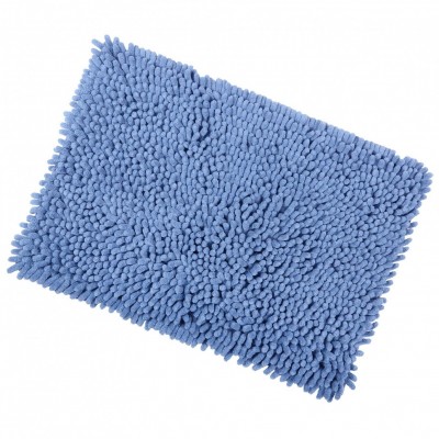 Χαλάκι Μπάνιου MICROFIBRE 50*80cm, με μεγάλη απορροφητικότητα Μπλέ