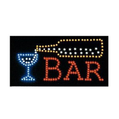 Led Φωτιζόμενη Διαφημιστική Πινακίδα "BAR" 48x25εκ