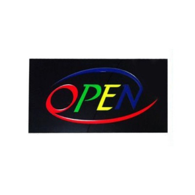 Led Φωτιζόμενη Διαφημιστική Πινακίδα "OPEN" 43X23εκ