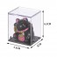 Μαύρη Γάτα Καλωσορίσματος 6.5εκ σε Προθήκη 65x55x50χιλ 99291 που Λειτουργεί με τον Ηλιο Χωρίς Μπαταρίες - Feng Shui Welcome Cat Solar