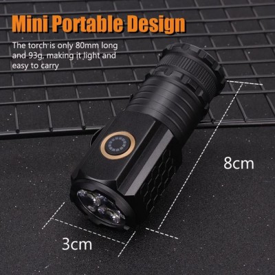 Super Bright Mini Φακός LED 1200 Lumens