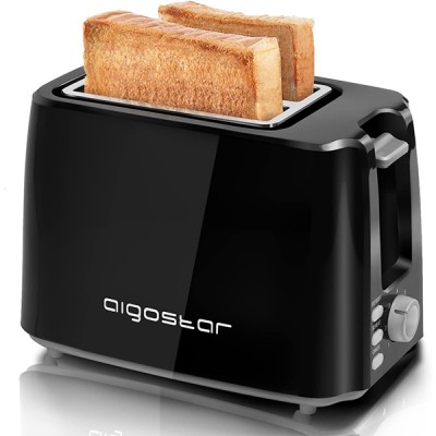 Φρυγανιέρα  2 Θέσεων 750W Black VDE-Warrior