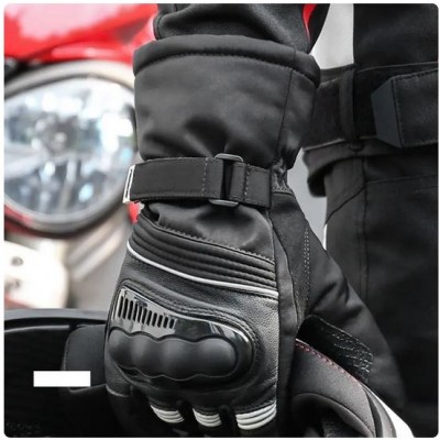 Γάντια Αναβάτη Μηχανής / Μοτοσυκλέτας Motowolf® με Εξαερισμό & Προστασία στις Αρθρώσεις - Σετ 2 Τεμαχίων MDL0138 Μαύρο