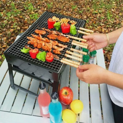 Φορητή Αναδιπλούμενη Ψησταριά 43x30x22.5cm BBQ για Barbeque σε μέγεθος χαρτοφύλακα - Mini Μικρή Μεταλλική Ψηστιέρα