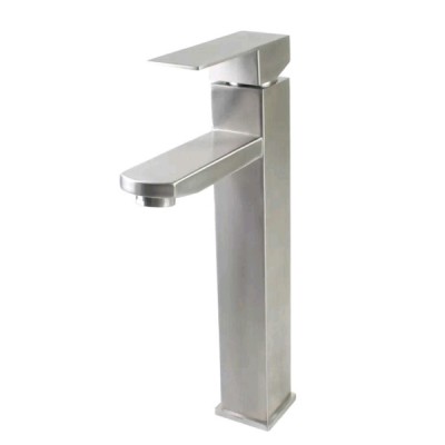 Αναμεικτική Mπαταρία  Νιπτήρα Inox Mat FAUCET SINK 22008