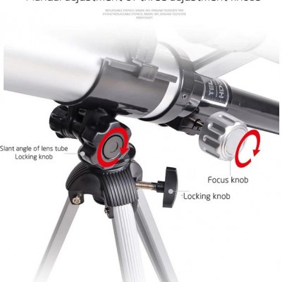 Ερασιτεχνικό Αστρονομικό Τηλεσκόπιο με Zoom 60x, Τρίποδο & Διόπτρα για Παιδιά και Αρχάριους C2158