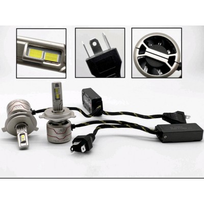 H4 2x Λαμπτήρες Conpex X8 Full Canbus LED Φώτα Πορείας Αυτοκινήτου 12/24V 240W (2x120W) 6500K 12000Lm