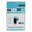 USB Stick 3.0 64GB Treqa UP-03-32GB με Τχύτητα Δεδομένων 150Mb/s