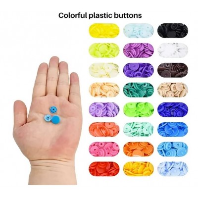 Σετ Κιτ Κουμπωτών DIY 300τεμ & Σετ Εργαλείων - Sewing Kit