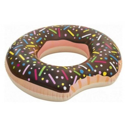 107cm Φουσκωτή Σαμπρέλα Θαλάσσης Donut Σοκολάτα σε Καφέ Χρώμα Bestway