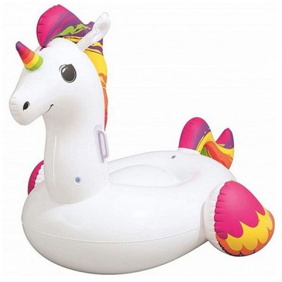 150x117cm  Φουσκωτό Μονόκερος Ride-on PVC Inflatable Τoy Unicorn Bestway