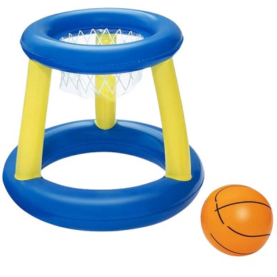 Φουσκωτή Μπασκέτα Πισίνας Splash'N Hoop 61cm Μπλε-Κίτρινο Bestway