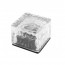 Ηλιακό Φωτιστικό Δαπέδου με Θερμό Λευκό Φως Σχέδιο Παγος Ice Cube 3000K IP66