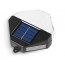 FOYU Αδιάβροχο Επιτοίχιο Ηλιακό Φωτιστικό 114 LED 30W Εξωτερικού Χώρου με Αισθητήρα Κίνησης - 3 Λειτουργίες Φωτισμού & Ευρυγώνιο Φωτισμό 160º