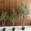 120cm Τεχνητό Διακοσμητικό Φυτό Ελιά σε Γλάστρα