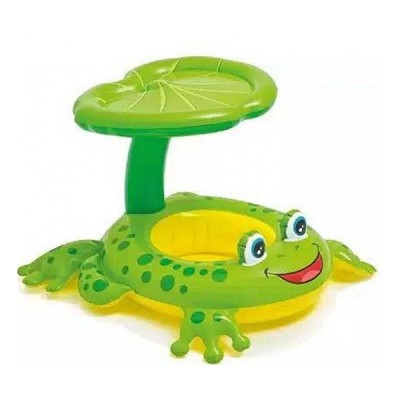 Παιδικό - Βρεφικό Σωσίβιο Κάθισμα Βατραχάκι με Σκίαστρο - Frog
