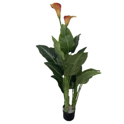 140cm Τεχνητό Φυτό Calla Lily σε Γλάστρα 011375
