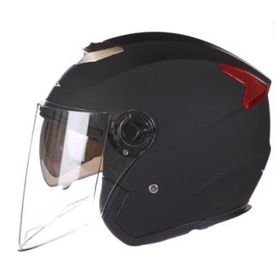 Κράνος Μηχανής Μαύρο Μάτ Jet Open Face FGN-605