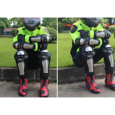 Σετ 4 Τεμαχίων Προστατευτικά για Γόνατα και Αγκώνες με Μεταλλική Ενίσχυση One Size