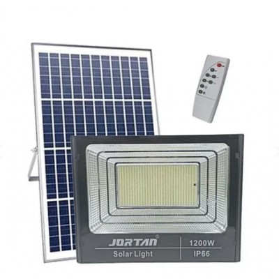 Led Αδιάβροχος Ηλιακός Προβολέας 1200W με 2 Πάνελ και Τηλεχειριστήριο Rixme RL.N-1200W