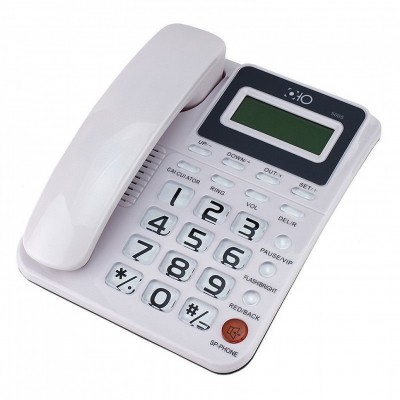 Σταθερό Ενσύρματο Τηλέφωνο με Αναγνώριση Κλήσης & Ανοιχτή Ακρόαση