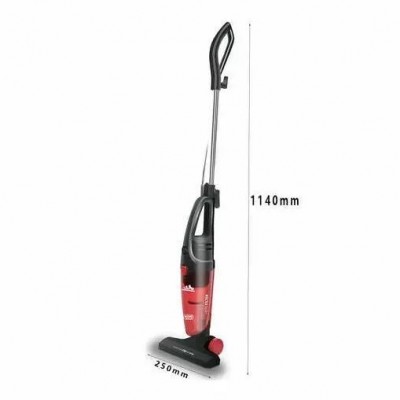 Ηλεκτρική Σκούπα Stick & Χειρός HOOMEI 600W με Κυκλωνική Τεχνολογία – Κόκκινη, 1L
