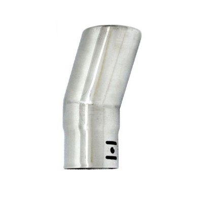 58mmx160mm Κεκλιμένο Διακοσμητικό Άκρο - Μπούκα Εξάτμισης Inox για Αυτοκίνητα 1.5L-1.8L