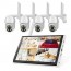 WiFi CCTV Σύστημα με 4 Κάμερες HD και Οθόνη NVR 10.1"