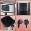 1400W Iσχυρή Ψηφιακή Φριτέζα Αέρος 5.5lt HM-5378B Winning Star Ασημί Air Fryer