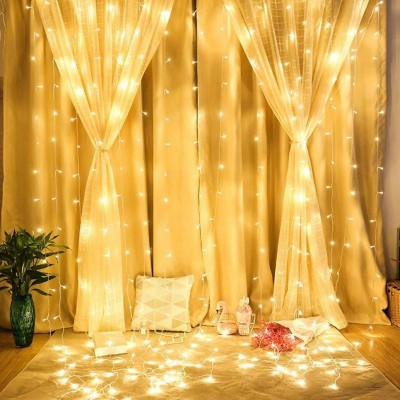3x3m 300 LED Λαμπάκια Χριστουγεννιάτικη Κουρτίνα Θερμός Φωτισμός - Digital Light Series